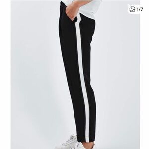 Zara Trousers with White Stripe